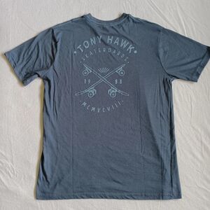 Tony Hawk Men's Blue Graphic T-Shirt